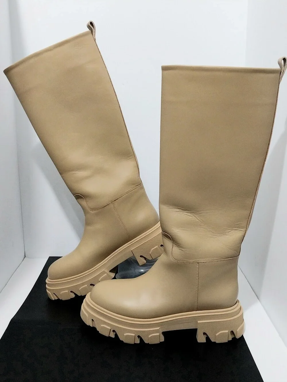 GIA BORGHINI x Pernille Teisbaek Perni 07 Knee-High Boots, Size 36|US 7